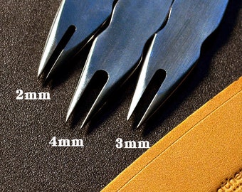 Equidistant Leather Tool 2mm/3mm/4mm Pick Size