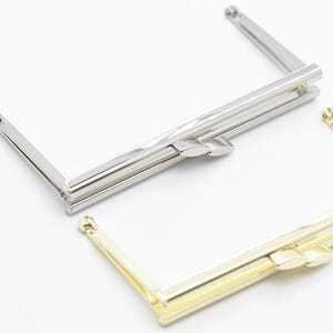 Open Channel Purse Frame Glue-In Style Pick Up Color 12.5cm x 6cm