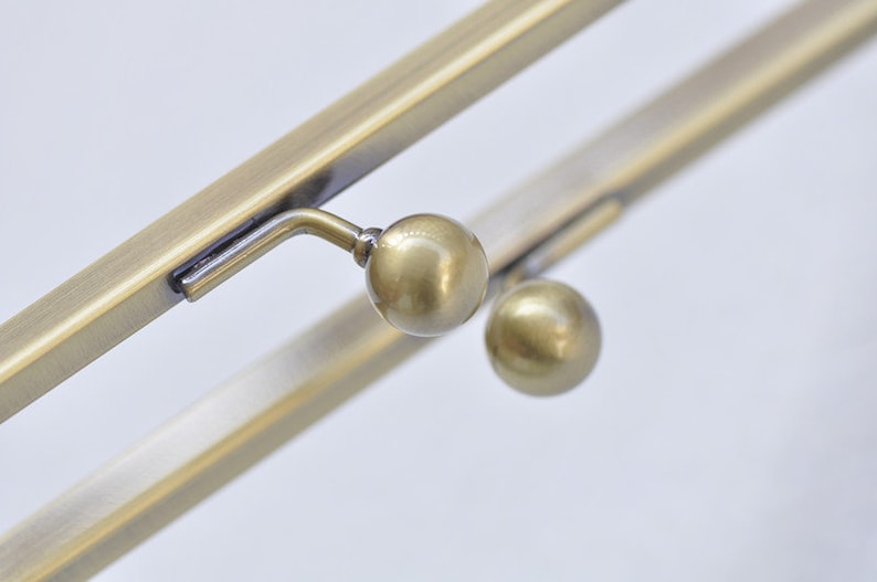 27cm 10 1/2 Brushed Brass Purse Frame Large Bag Hanger Etsy