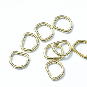 Brass D Rings Handbag Marker 2pcs A Pack