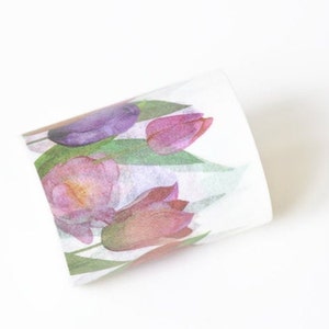 Tulpe Blume Washi Tape Masking Tape 45mm x 3 Meter Rolle Nr.11031