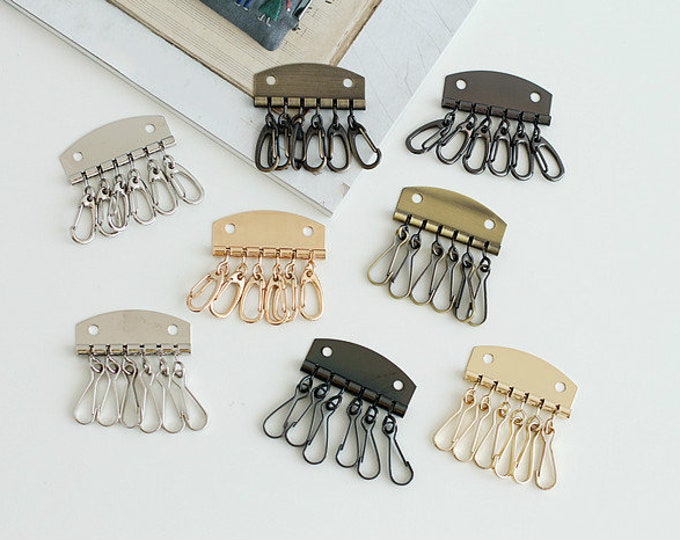 Brass Key Rings Unique Key Ring Maker 7 Styles Pick up the Etsy