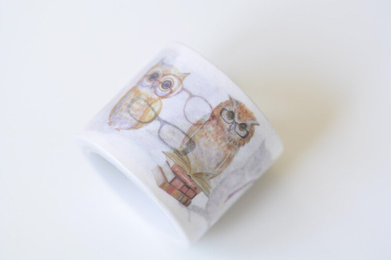 Lovely Owl Design Washi Tape 30mm x 5M Roll No.13277 image 6