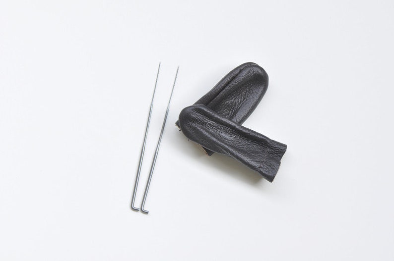 1 Pair Leather Needle Felting Finger Cots/ Finger Guard/Finger Etsy