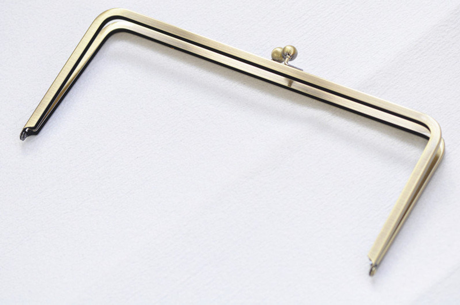 27cm 10 1/2 Brushed Brass Purse Frame Large Bag Hanger Etsy