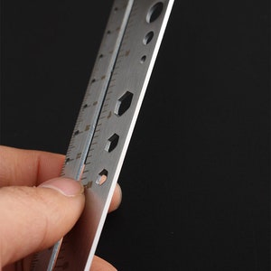 Stainless Steel Ruler Multifunction 26.3cm - Etsy
