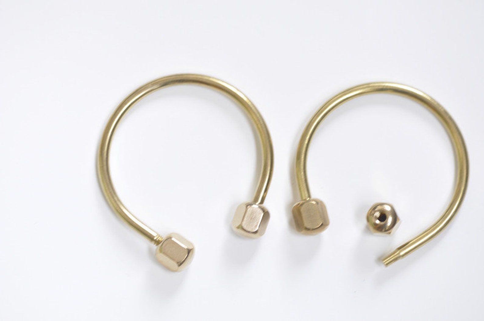 Brass Key Rings Unique Key Ring Maker 7 Styles Pick Up the Etsy