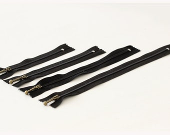 Nylon Zippers White/Beige/Coffee/Black Pick Length