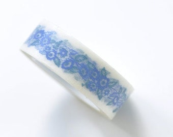 Blue Decorative Tape / Japanese Masking Tape 15mm wide x 10M long No.13110