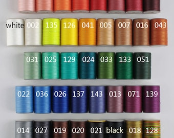0.45mm Waxed Polyester Thread For Leather Craft Hand Sewing Essential 80 Meters A Roll Pick Color