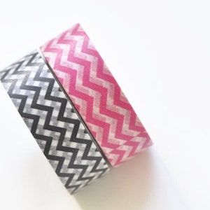 Klassieke Chevron Wave Masking Washi Tape 15 mm x 10 M Pick Kleur