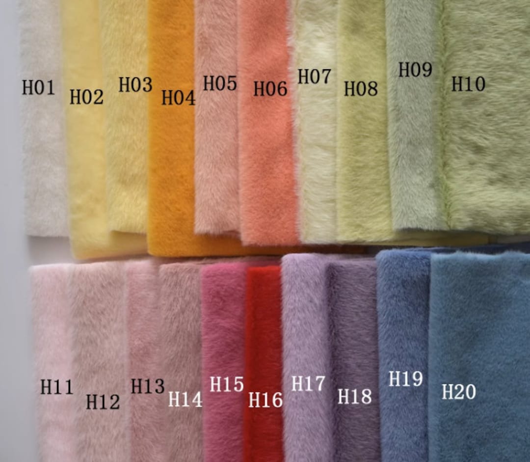 Teddy Bears Fabric Soft Fabric for Toy Stuffed Animal Making 32cm X