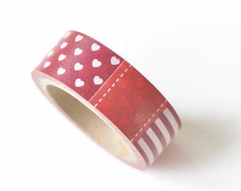 Liebe Herz Washi Tape/Masking Tape 15mm breit x 2 Meter Nr.13275