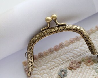 Retro Bronze Purse Frame Sewing Style 8.5cm, 10.5cm, 12.5cm, 15cm, 20.5cm