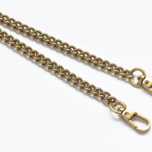 7mm Retro Gold Handbag Chain With Two Lobsters