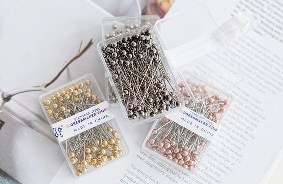 Dressmaker Pins Craft Needle Supplies 38mm Set of 100pcs A Box Pick up