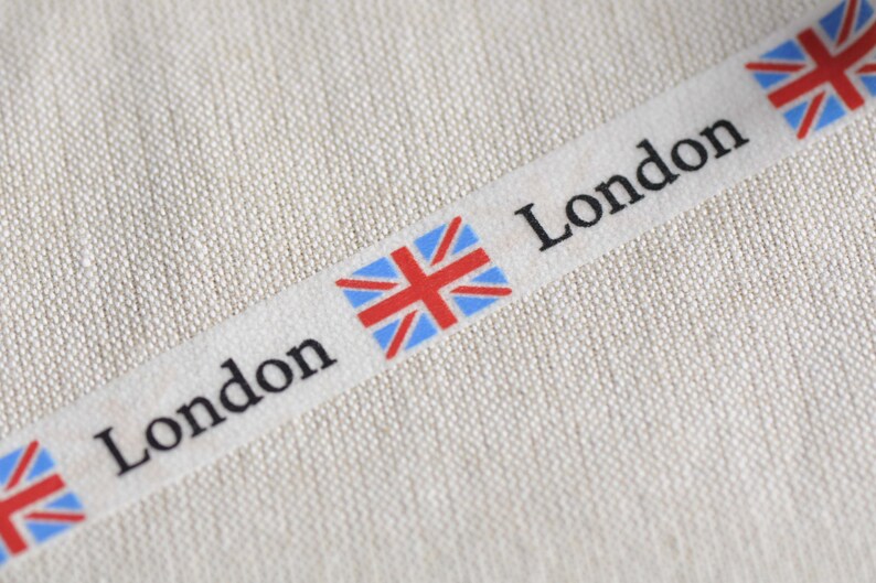 United Kingdom Flag London Washi Tape 15mm Wide x 10M Roll No.12574
