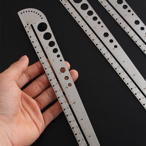 Stainless Steel Ruler Multifunction 26.3cm