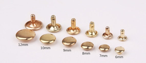 5 Sets Purse Studs Handbag Fastener Rivet Screw Studs Strap 