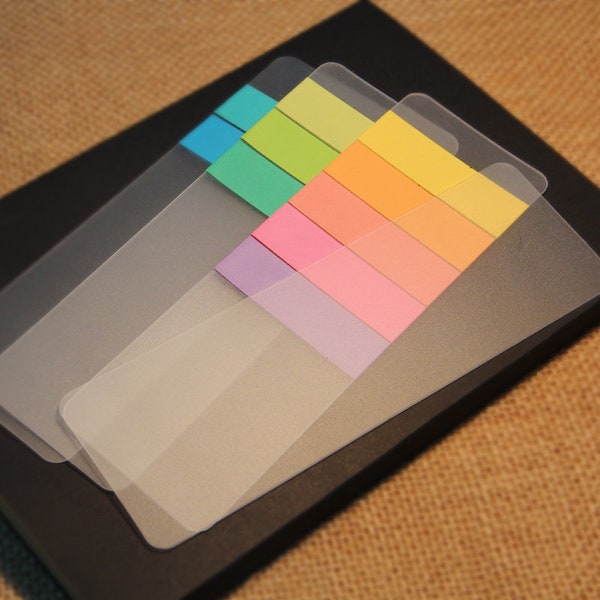 50pcs A Set Washi Tape Sample Boards, Portable, Dispenser or Storage Green/Blue/Pink/White Size 5x15cm
