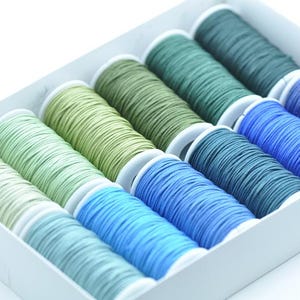 Jewellery Making Necklace Bracelet Weaving No.72 Strands 0.8mm x 25 Meters A Roll Thread 24 Colors A Set