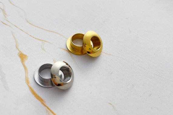 Brass Eyelet With Washer Leather Craft Repair Grommet Inner Size 4mm 5mm  6mm 8mm 10mm/pick Color and Size/ A Pack Come With 10 Sets Eyelet 