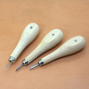 Stitching Awls Diamond Shape Leathercraft Tool Pick Size