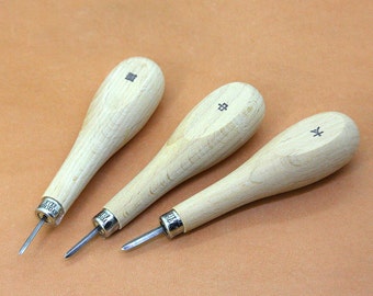 Stitching Awls Diamond Shape Leathercraft Tool Pick Size