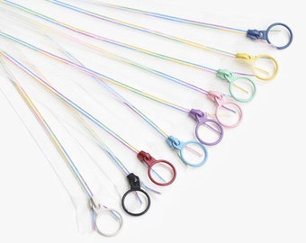 Transparent Handbag Zippers No.3 Rainbow Colors