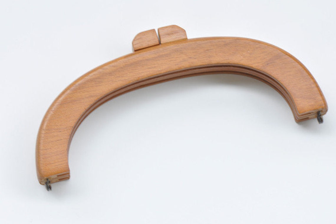 20cm 8 Retro Purse Frame Wood Handle Purse Frame With Etsy