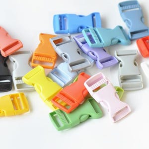 Inner Size 20mm (3/4") Plastic Buckle, Backpack Bag Buckle 1 Piece A Pack Pick Up Color
