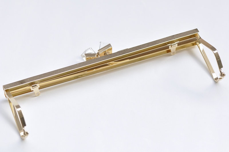 22cm x 7.5cm ( 8" x 3") Box Purse Frame Clutch Purse Frame Bag Hanger Silver/Light Gold Pick Up Color