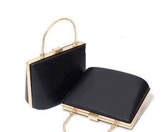 Box Purse Frame With Handle Clutch Bag Frame 19cm x 13cm ( 7"x5")