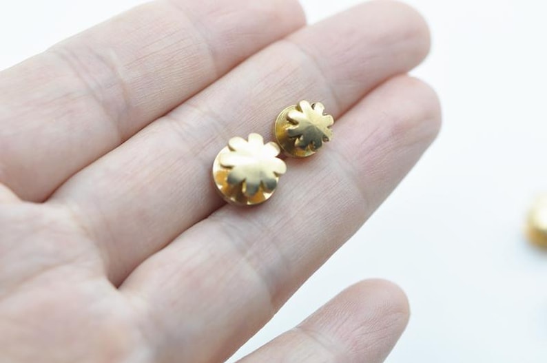 1 Piece 8mm /10mm Width Brass Rivets and Studs for Handbags/Screwed Studs/ Button image 4