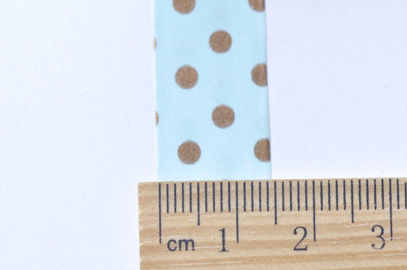 Dot Stripe Chevron Washi Tape Set 15mm Wide x 5M 3 Rolls A Set No.12945