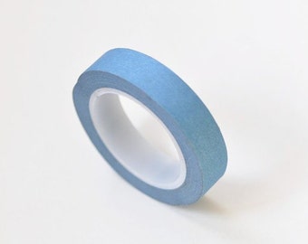 Washi Tape Rolls | Blue Background Star Printing | Washi Tape Size: 15mm x  10mm | SKU # WT0043