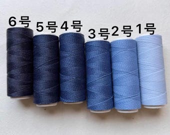 6 Pieces A Set 0.3mm Round Cord Glittering 100 Meters A Roll