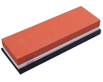 Herramienta de afilado de cuchillo Whetstone 2 Sided 3000 / 8000 Grit