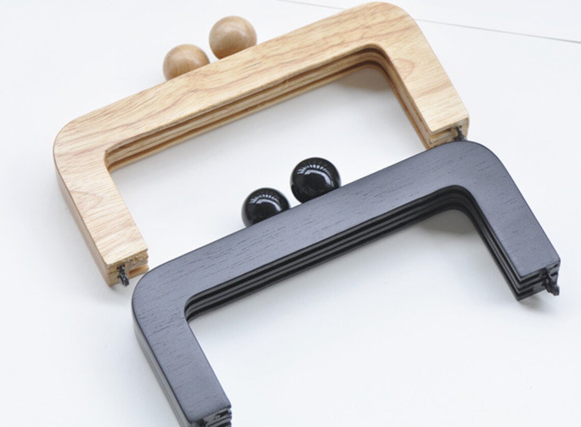 20cm 8 Retro Purse Frame Wood Handle Purse Frame With Etsy