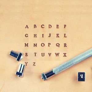 Tamaño 3.5mm / 6.5mm letras de acero de aleación letras reemplazables 36pcs