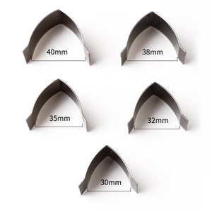 Leather Belt Punch Chisel Cutter Mold 15mm/18mm/20mm/25mm/28mm/30mm/32mm/35mm/38mm/40mm 10pcs A Set