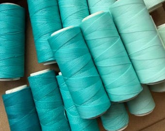 A Roll 0.5mm x80 Meters Flat Waxed Thread Bracelet Cord Pick Color
