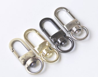 3/8" (1 cm) Gancio a scatto swivel, Strap Hook, Swivel Clasp Hook per borse, Purses 2pcs A Pack