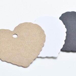 100pcs Tag vuoti Bridal doccia Preferito Tag Matrimonio Tag Party Tre Colori 6x5.5cm