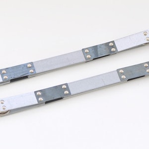 18cm ( 7"), 20cm( 7 3/4"), 25cm (10")  Retro Metal Purse Frame Flex Internal Purse Frame