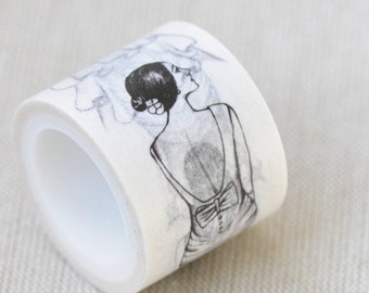 Elegant Lady Washi Tape Cinta adhesiva japonesa 30 mm x 5 m No.12138