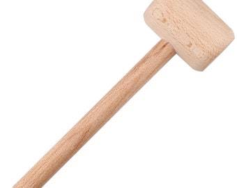 1 Piece Wood Hammer Leather Tool