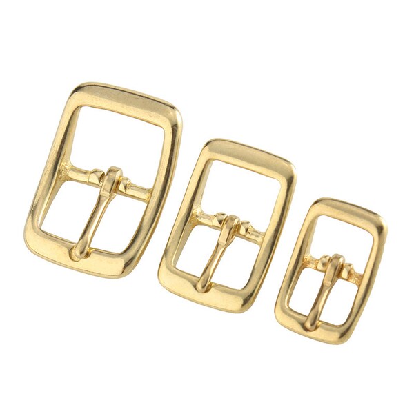 1 Piece Brass Pin Buckle Purse Arcurate Buckle Leather Hardware 16mm/20mm/26mm Pick Up Size