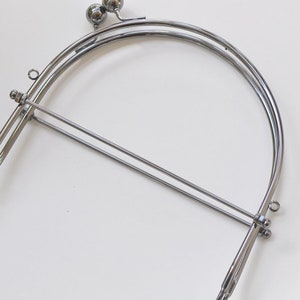 15.5cm 6 Metal Purse Frame Clutch Bag Purse Frame image 2