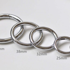 1 Piece Round Ring Gate Oval Spring Snap Hooks Gate Ring 20mm (6/8"), 25mm(1"), 32mm( 1 1/4"), 38mm ( 1 1/2"), 50mm(2")